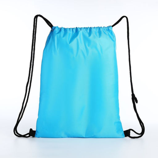 Мешок для обуви на шнурке, цвет голубой - Simaland фото 2