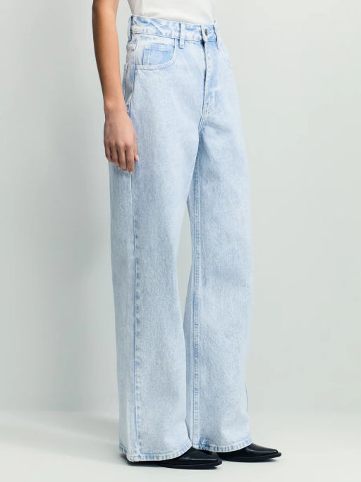 Джинсы wide leg с высокой посадкой / Zarina  фото 3