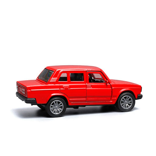 Красная инерционная машинка вид I die-cast , 1:32