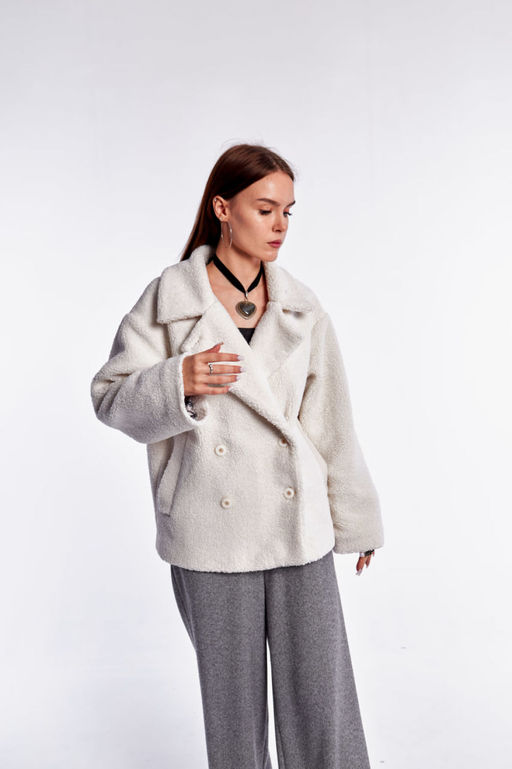 Пальто ANELLI 1421-Р белый  фото 17