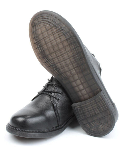 03-DHL140-1 BLACK Полуботинки женские (натуральная кожа)