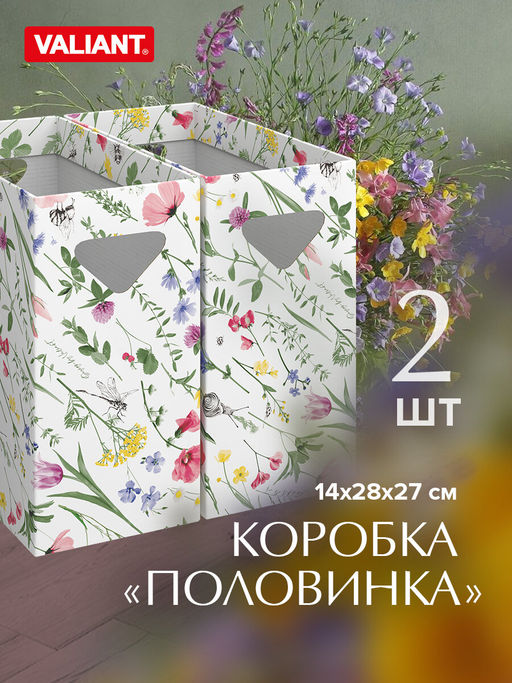 Коробка для хранения, 14*28*27 см, набор 2 шт. Valiant  фото 2