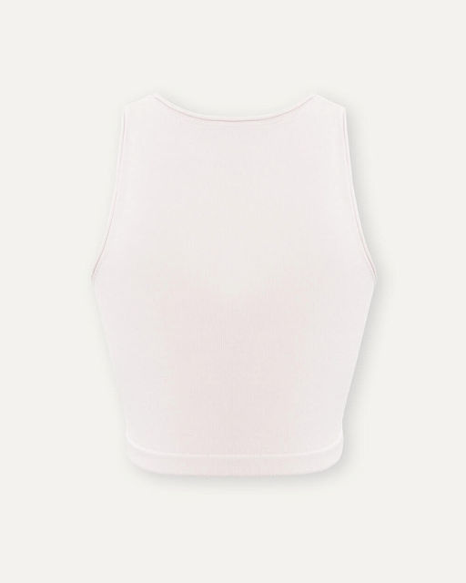 Укороченный белый топ - Incity фото 7