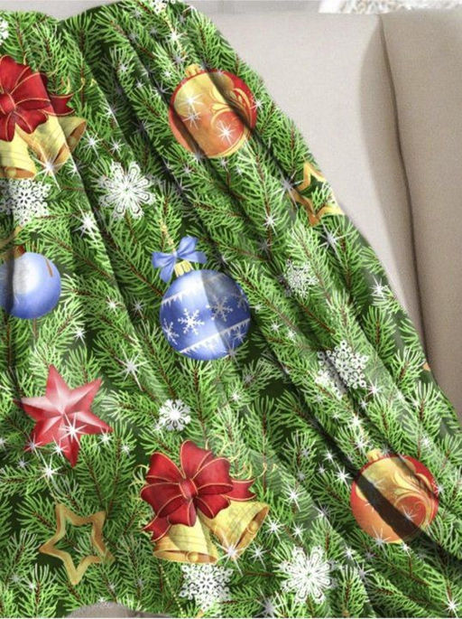 Плед плюшевый новогодний 170х195 см