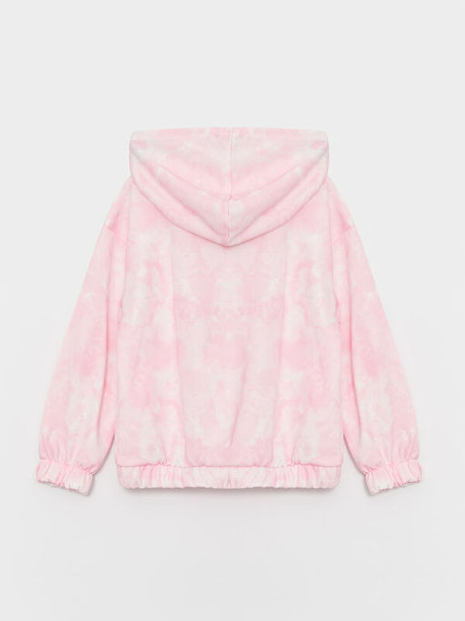 Kap??onlu Barbie Bask?l? Uzun Kollu K?z ?ocuk Fermuarl? Sweatshirt - Waikiki фото 2