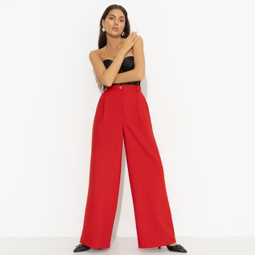 Брюки с карманами Легкой походкой (red) - Charutti фото 2