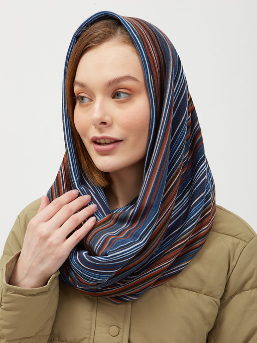 в составе ШЕРСТЬ Нарядный шарф-снуд - Tantino фото 5