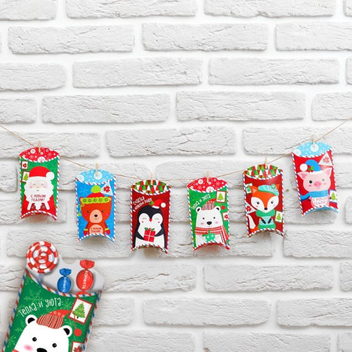 Цена за 6 шт. Набор для оформления "Натуральные прищепки" (10 прищепок 4,5 см, веревка 2м)