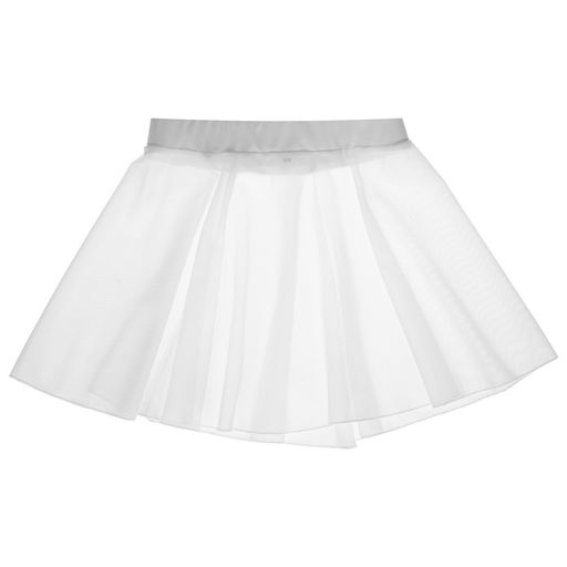 Юбка гимнастическая Grace Dance, на поясе, р. 34, цвет белый  фото 7