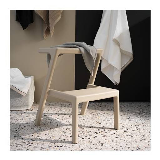 703.677.31 МЭСТЕРБИ Табурет-лестница, бежевый 2 499.