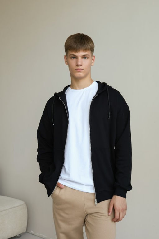 футер 3-нитка начес высокое качество пенье толстовка - Knitka wear фото 5