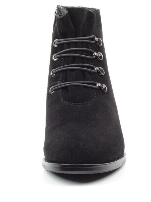 04-M20-6117 BLACK Ботинки женские зимние (натуральная замша, натуральный мех) - Фабричный китай фото 6