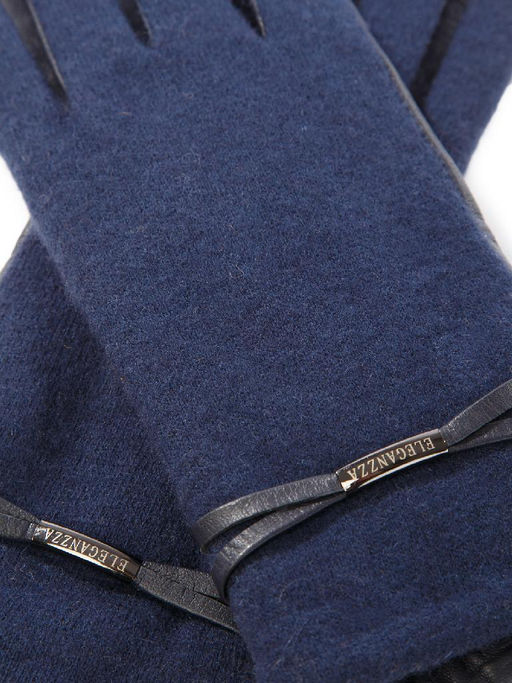 Перчатки женские 100% ш IS0150 d.blue - Eleganzza фото 3