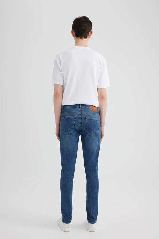 Джинсовые брюки скинни Carlo очень узкого кроя с нормальной талией и очень узкими штанинами - Defacto фото 9