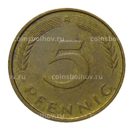 Монета 5 пфеннигов 1991 года A Германия