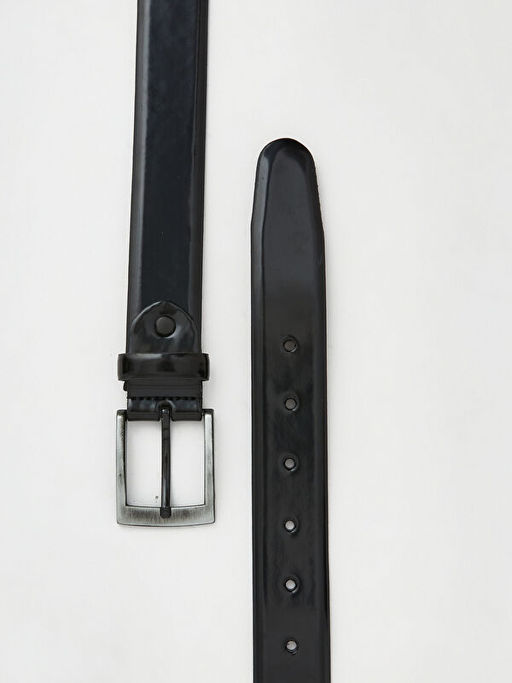 Suni Deri G?r?n?ml? Erkek Kemer