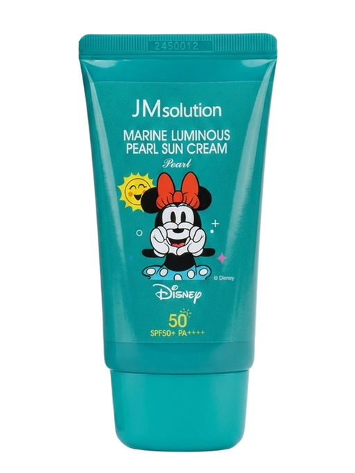 Jmsolution Увлажняющий солнцезащитный крем с жемчугом / Marine Luminous Pearl Sun Cream Pearl SPF50+/PA++++ Disney Minnie, 50 мл