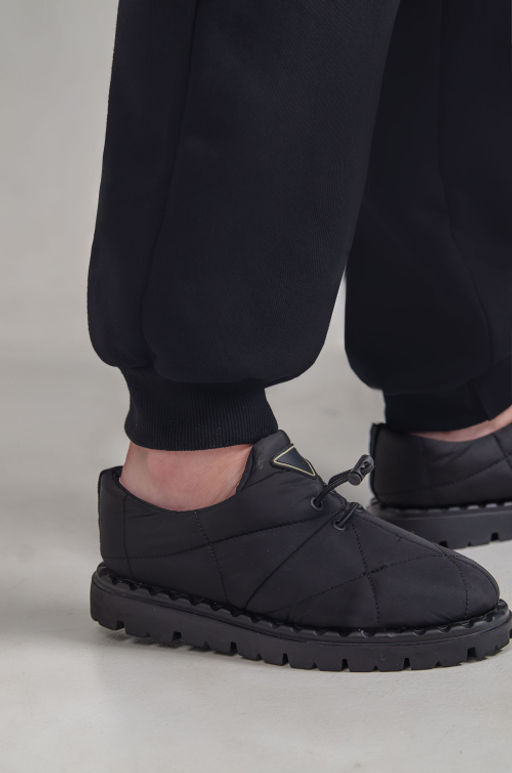 Арт. 7902 Брюки с начесом 52-60 (5 шт) Цвет:черный - Калинка фото 3