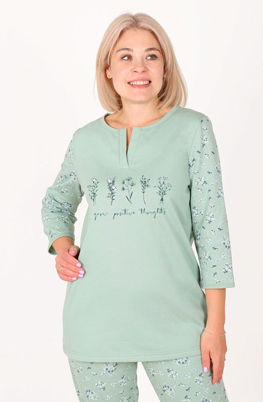 Пижама Алексис П-104Б (46-60) футер с начесом