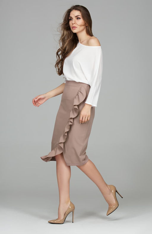 Юбка карандаш мокко - Donna saggia фото 5