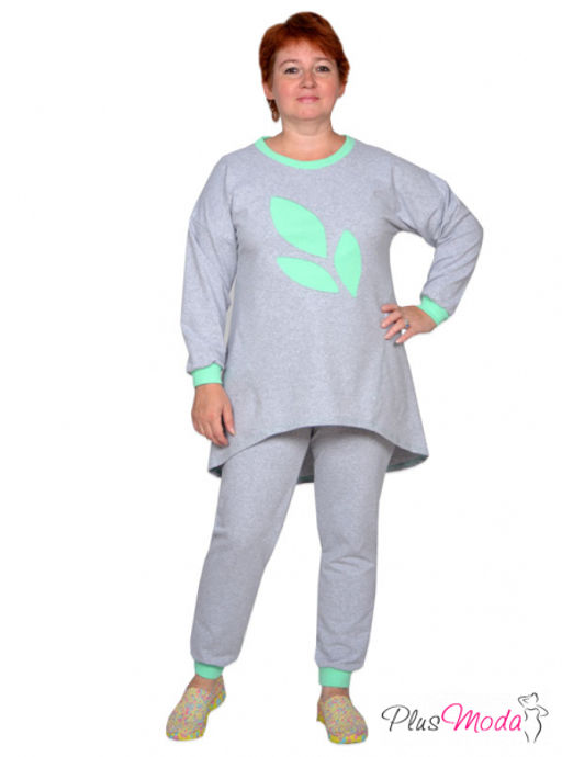 Костюм спортивный Модель №134 размеры 50-72 - Plusmoda фото 7