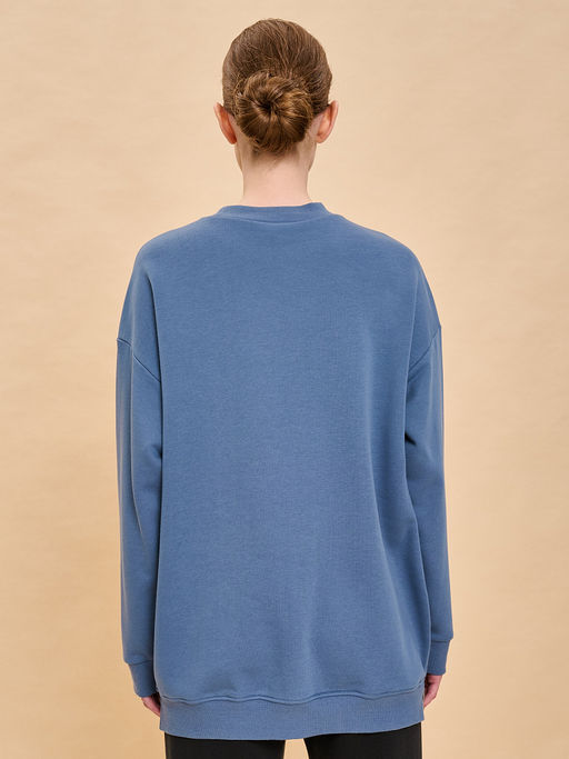 PELICAN, толстовка женская, Джинс  фото 3