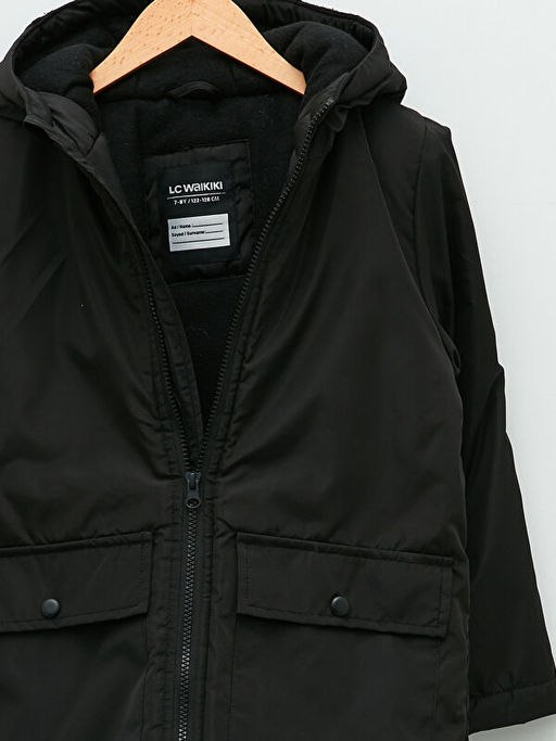 Kap??onlu Basic Erkek ?ocuk Mont - Waikiki фото 3