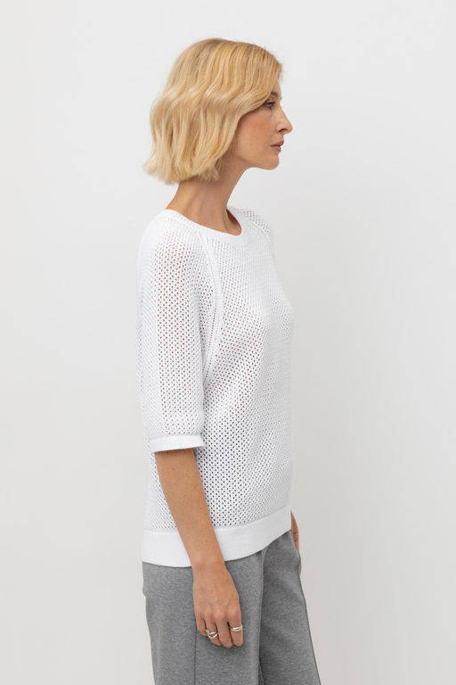 ЕВ 30207/белый джемпер жен