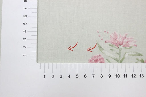 Штапель Цветущий клевер цв.св.морозная мята, ш.1.45м, вискоза-100%, 100гр/м.кв - Купава фото 8