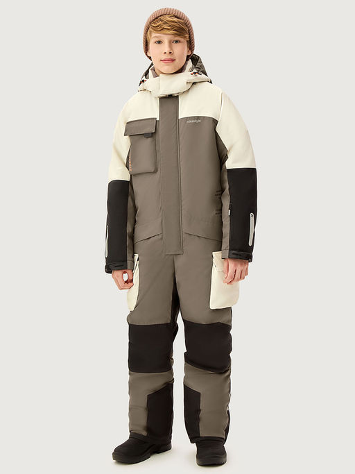 Комбинезон 8з4526 серый песок