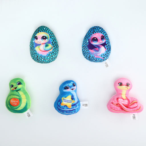 Магнит новогодний мягкий, змея, МИКС - Milo toys фото 3