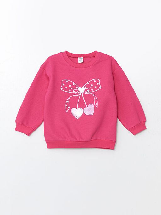 Bisiklet Yaka K?z Bebek Sweatshirt 2li - Waikiki фото 2