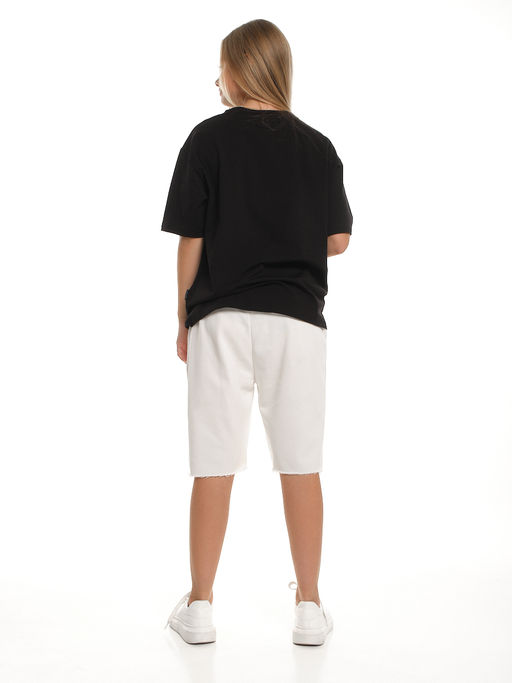 Шорты Багги спортивные для девочки 22-2080 белый - Mini maxi фото 8