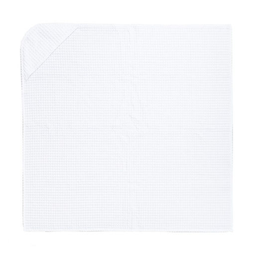 Полотенце уголок вафельное Крошка Я Boho 120х120 см, цвет белый, 100% хлопок, 290 г/м2  фото 8