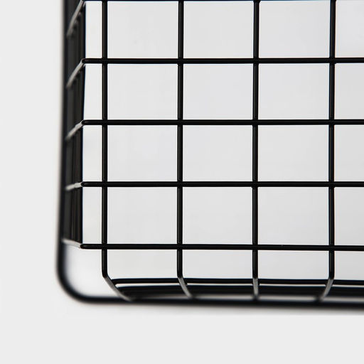 Корзина для хранения Доляна «Эрин», 36×27×14 см, чёрная