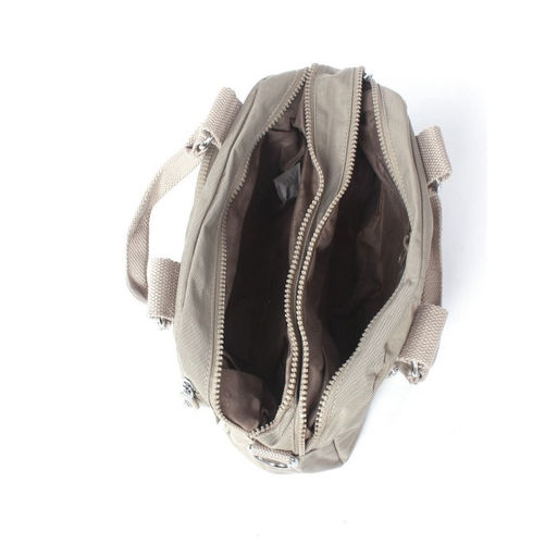 Сумка женская текстиль BoBo-91027, 2отд, плечевой ремень, серый 266008  фото 3