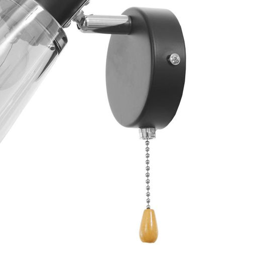 Бра с переключателем 59392/1 E14 40 Вт черный-хром 15×11×15 см