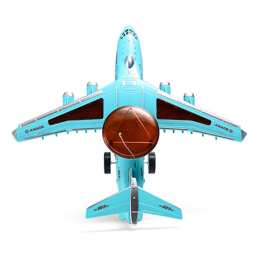 Самолет "Счастливый курс" р/у, 27 MHz, (свет, звук) в коробке