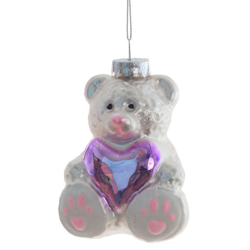 Украшение новогоднее Мишка, L7,5 W7 H10,5 см