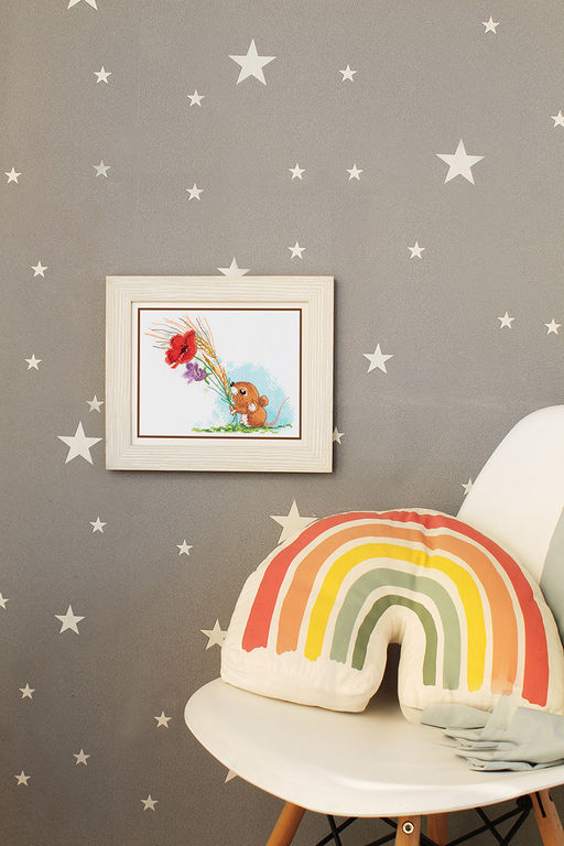 Klart набор для вышивания 8-409 Полевая мышка 19 х 15.5 см