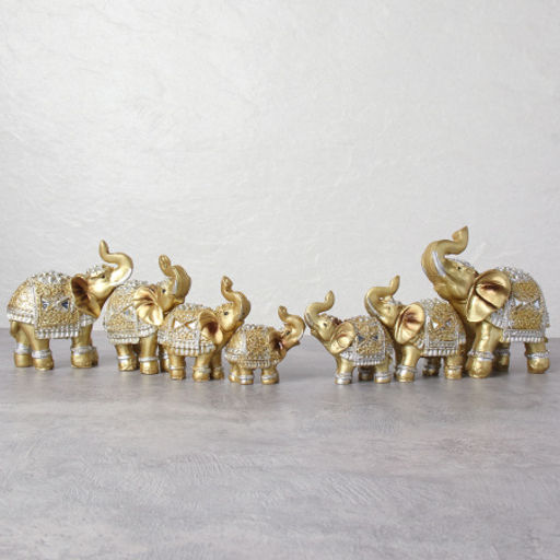 Статуэтки Слоны 7 штук набор / 7030А /уп 36/ - ГалеонТрейд фото 2