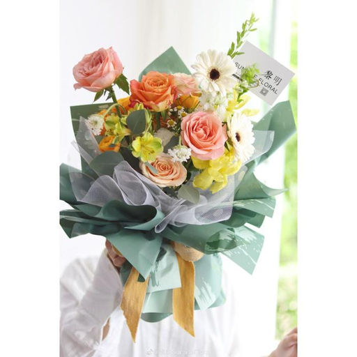 Цена за 20 шт. Плёнка матовая двухсторонняя Счастье вокруг фиолетовый, 0,58 х 0,58 м - UPAK LAND фото 5