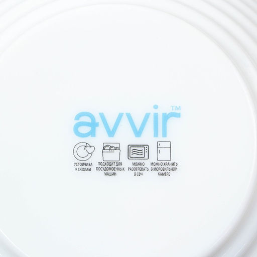 Салатник Avvir Сarve, 850 мл, d=18 см, стеклокерамика, цвет белый  фото 4