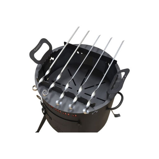 Подставка для шампуров на учаг для казана 8л (с шампурами 5шт.) - Simaland фото 9