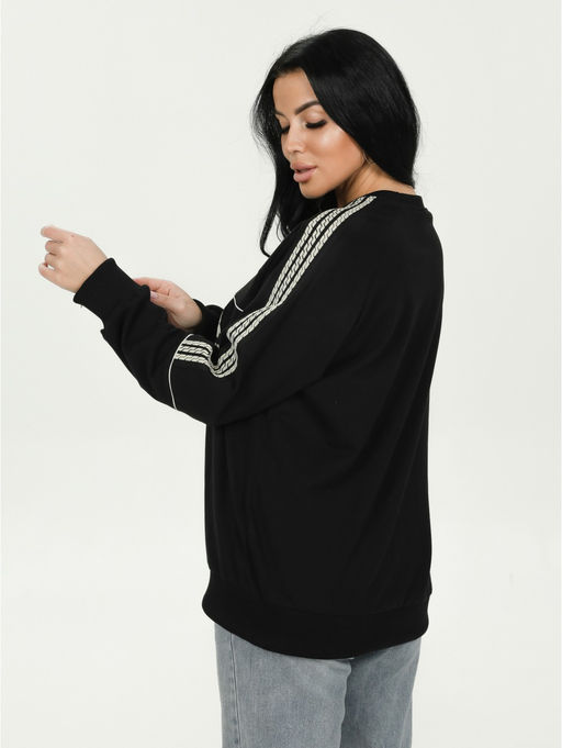 Алана свитшот женский (черный) - Lovetex фото 5