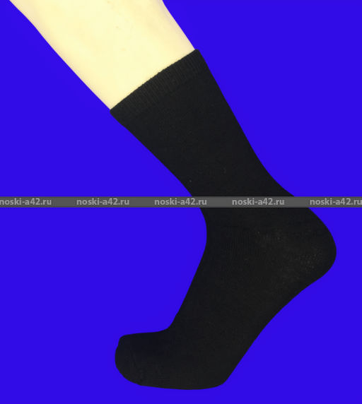 Цена за 3 пар. 3 ПАРЫ - Термоноски мужские СОБАЧЬЯ ШЕРСТЬ арт. МТ 01 ЧЕРНЫЕ 41-47 (фактически 41-45) - For you фото 2