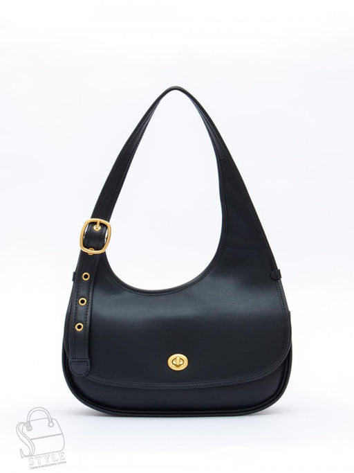 Сумка женская кожаная 1079M black  Polina&Eiterou