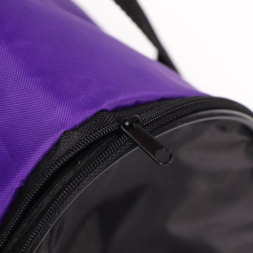 Сумка - переноска для животных Туннель, нейлон, 37 х 22 х 26 см, фиолетовый - Пижон фото 5