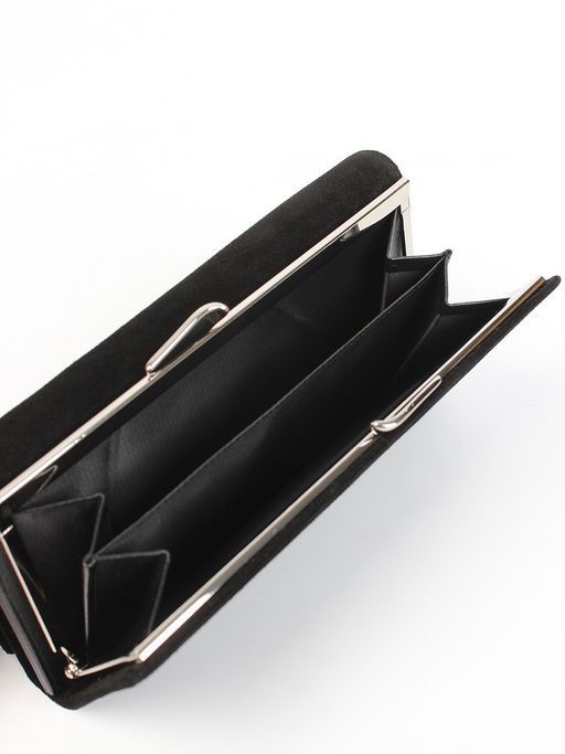 LACCOMA кошелек LA-1075-Z-черный натуральная замша