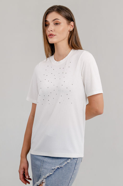 Арт. 3402/1 Футболка женская 44-52 (5 шт) Цвет:белый - Калинка фото 20